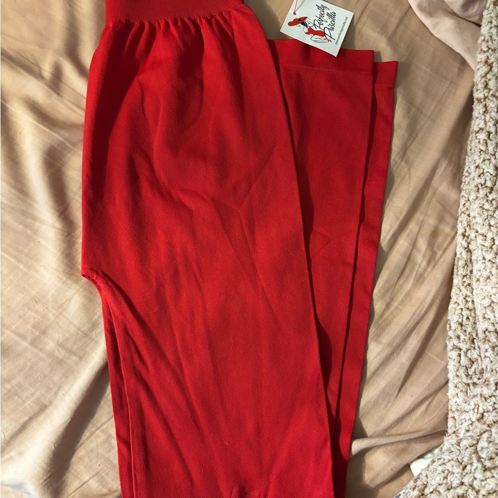 Red Women's Leggings